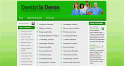 Desktop Screenshot of dentistindevon.com