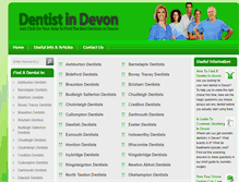 Tablet Screenshot of dentistindevon.com